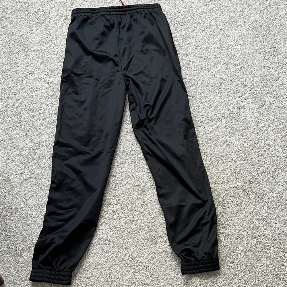 Jordan Kids Black Sweatpants with Red Logo